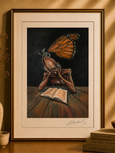 metamorfoseado em poesia (em cor) - impressão certificada
