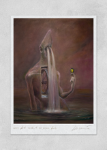 homem feito moinho, de sua propria fonte (em cor) - impressão certificada