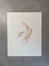 o beijo do amor verdadeiro — gravura em metal — edição sanguínea