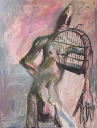 coração embruxado — Pintura original