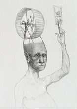 homem correndo para vencer na vida, parado — Desenho Original